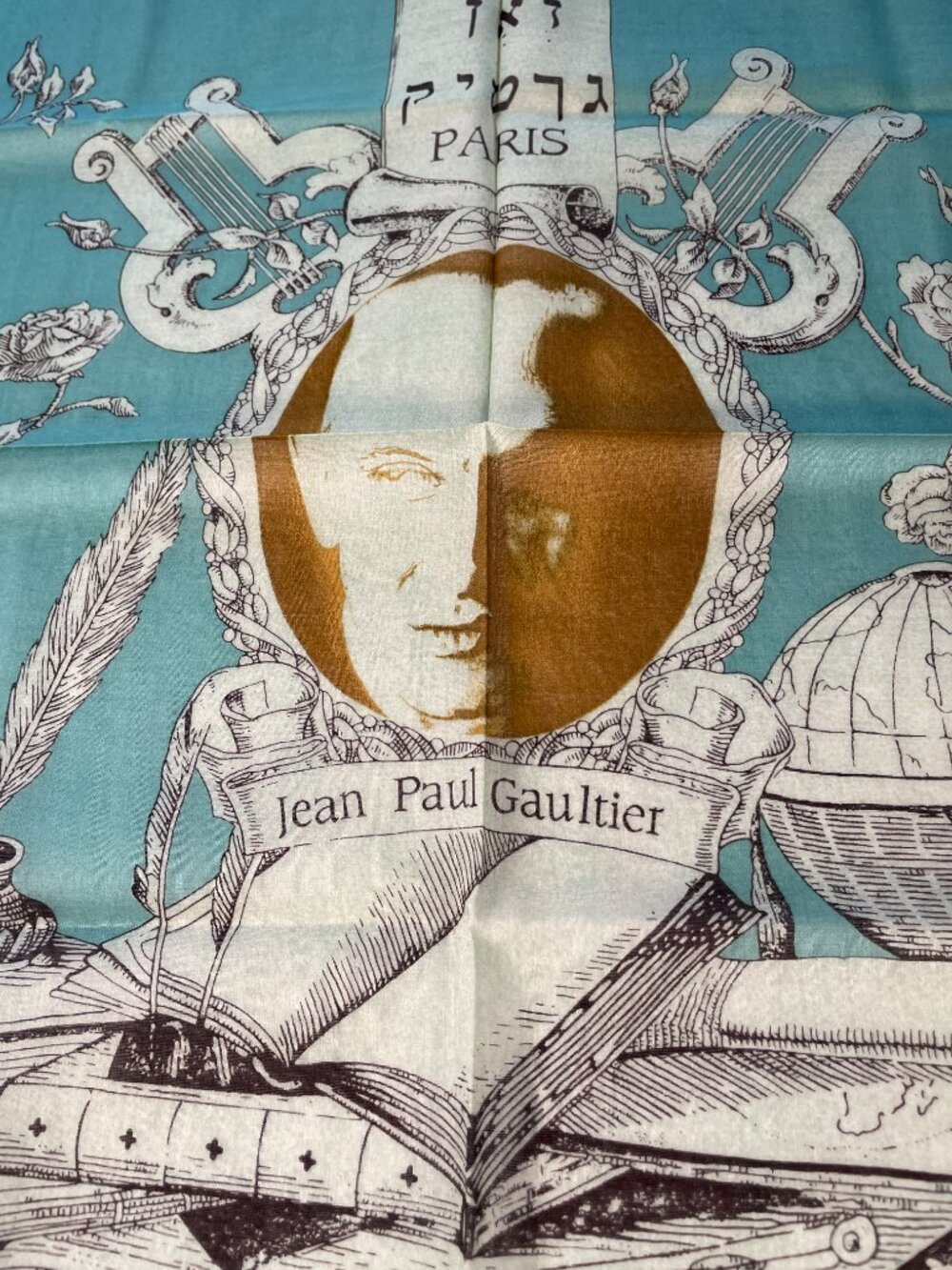 Rare Vintage Jean Paul Gaultier Cotton Scarf - Picture 5 of 12
